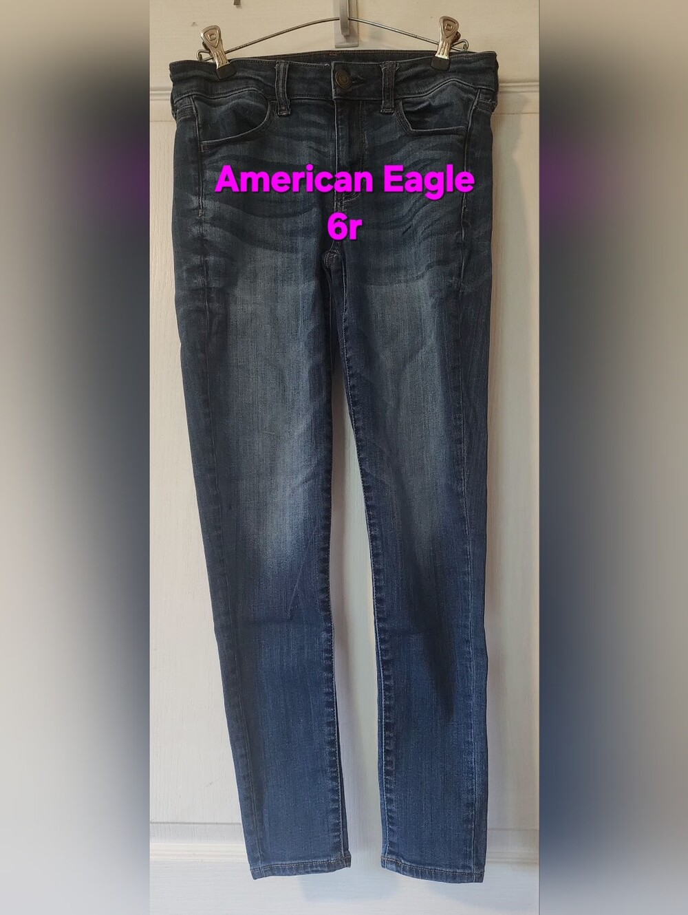 American Eagle Outfitters Women's Blue Skinny Jeans